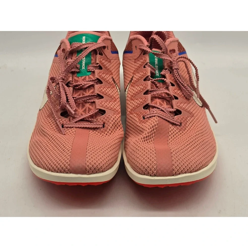 Nike Rival Distance Zoom Mens 11.5 Red Stardust Track Spikes Shoes HQ3493-600